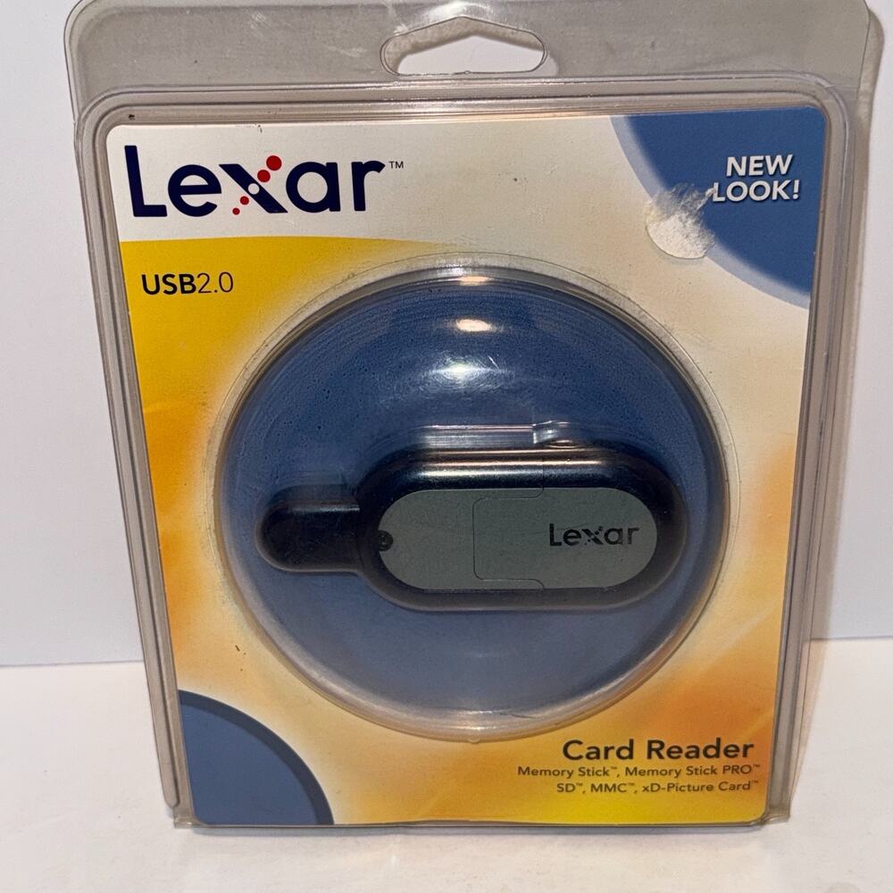 Lexar Jumpdrive Trio Single-Slot USB 2.0 Multi-Card Reader SD/MS/XD (RW023-001)